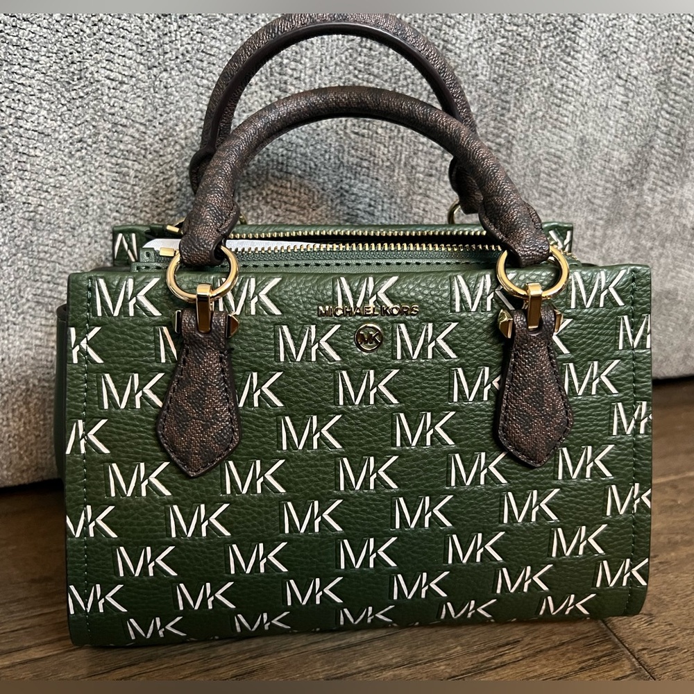 NWT Michael Kors Amazon Green Marilyn Small Crossbody